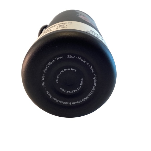 HYDRAPEAK Skulls, Flowers, Butterflies Hot & Cold Insulated Water Bottle Black - Picture 5 of 6